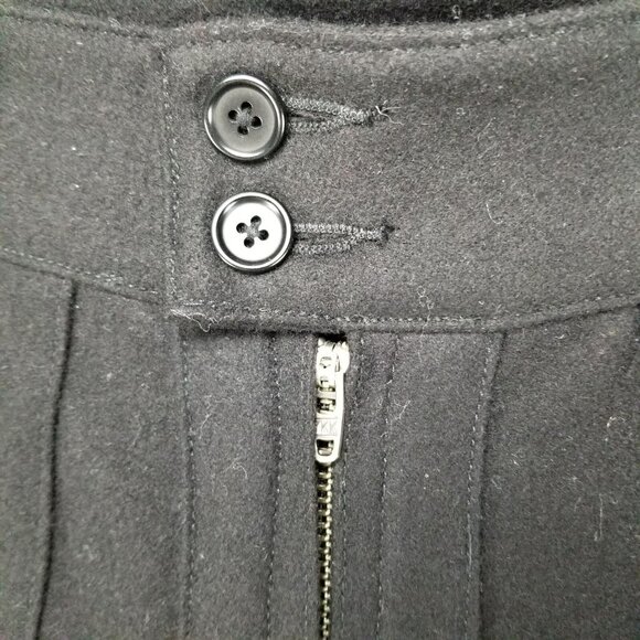 John Varvatos Pants Womens EU 44 US 12 Black Cashmere Wool Blend Trousers - Picture 3 of 12